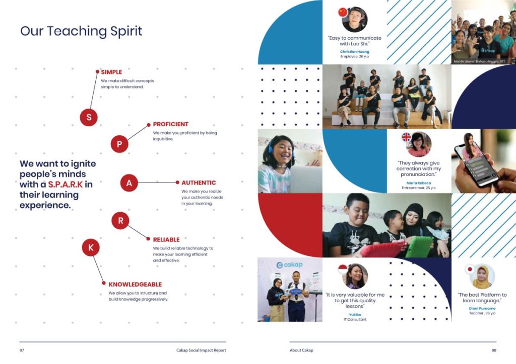 Cakap Social Impact - SPARK Learning Spirit