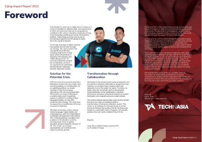 foreword impact report